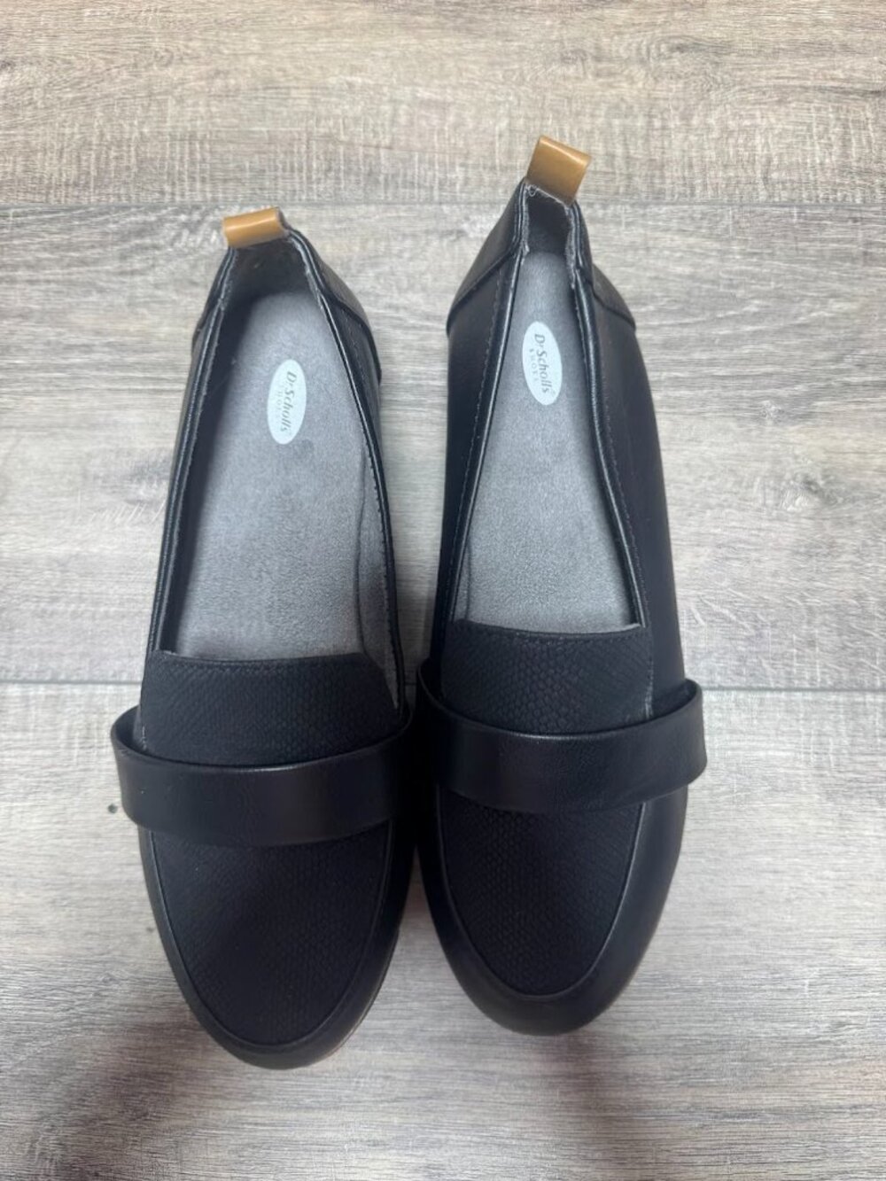 Dr. Scholl's Webster Black Textured Panel Loafers Women's Size EU 37 - Picture 2 of 8